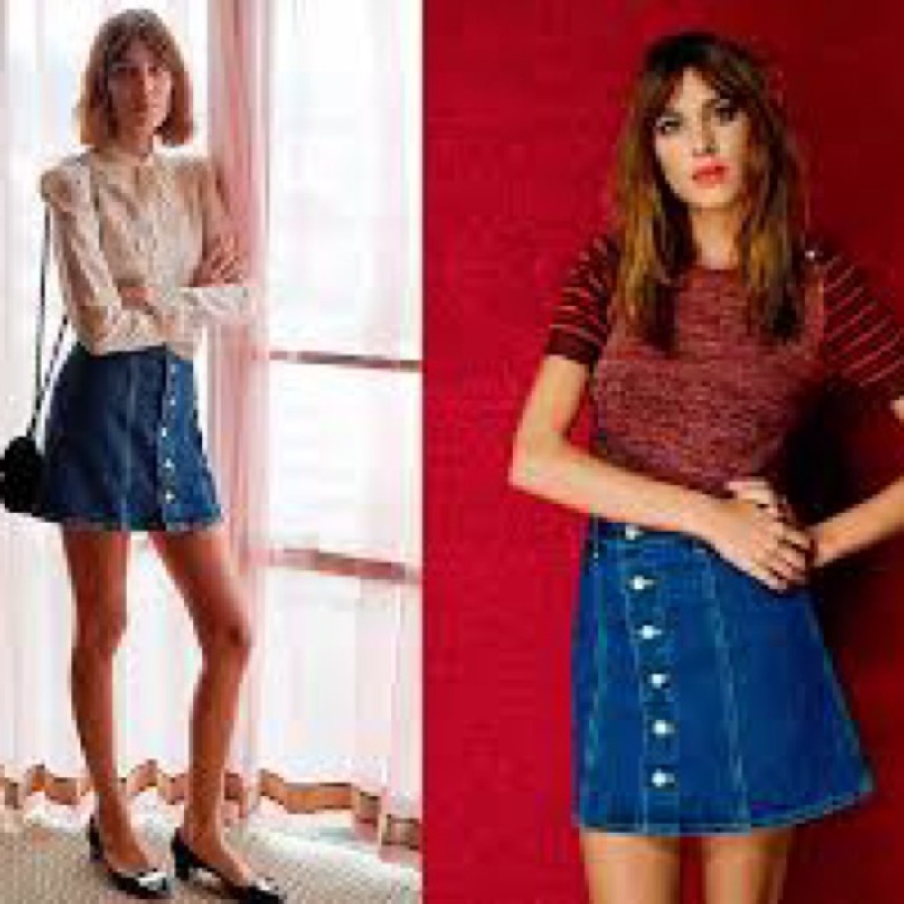 AG Jeans Alexa Chung Kety Denim Skirt - Picture 5 of 14